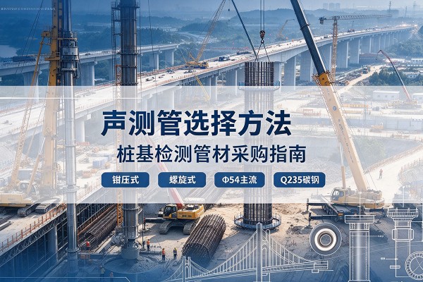 修水声测管选型标准