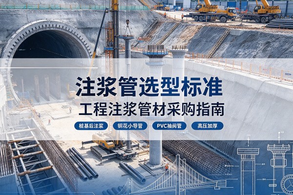 修水注浆管选型标准